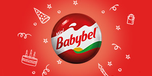 Mini babybel® fête avec humour ses 40 ans !