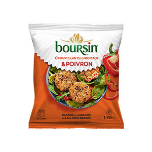 Boursin® Croustillants fromage ail & fines herbes et poivrons rouges