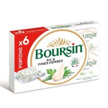 Boursin® Ail et Fines Herbes - 6 portions - Gamme PROXI