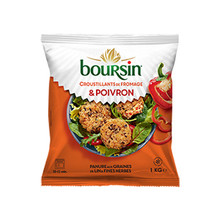 Boursin® Croustillants fromage ail & fines herbes et poivrons rouges