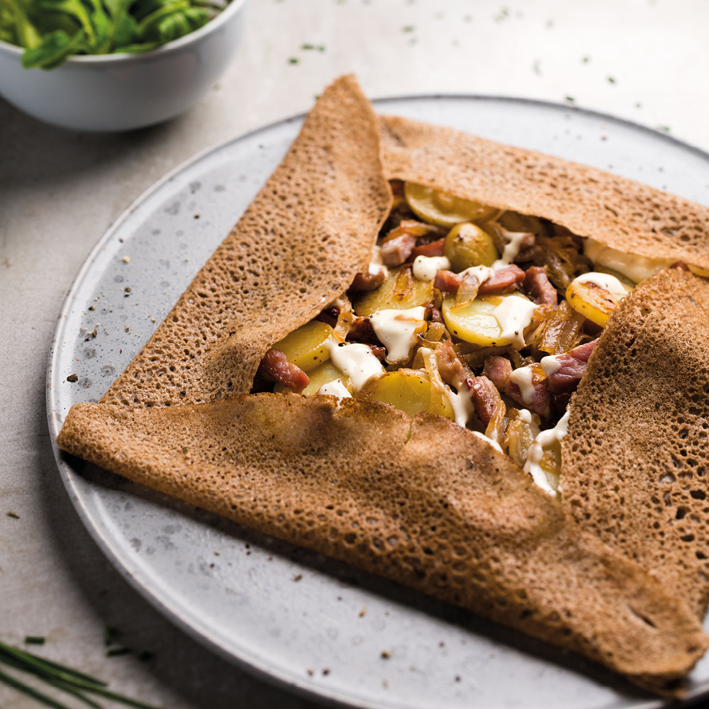 Galette bretonne façon savoyarde