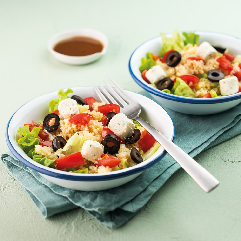 Taboulé de salade et tomates