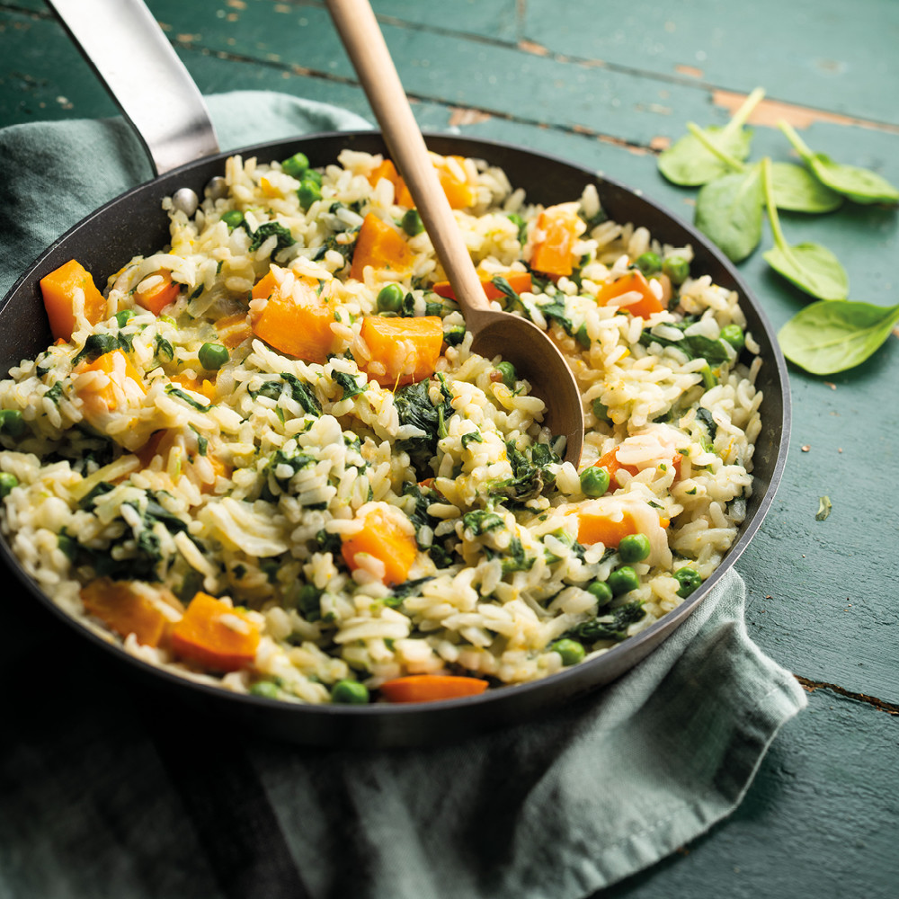 Risotto bio aux légumes d'automne