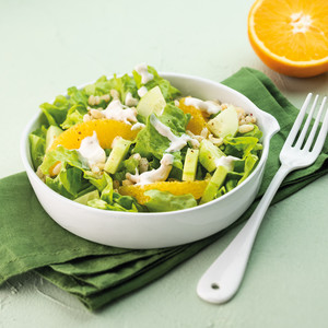 Salade de blé à l'orange