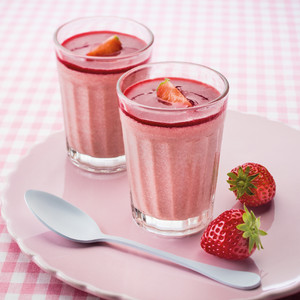 Mousse de fraise