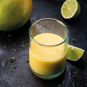 Smoothie ananas/mangue/citron vert