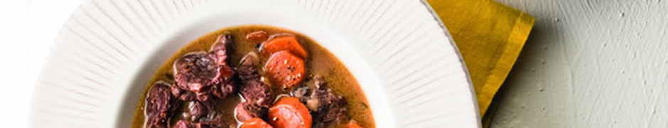 Estouffade de bœuf et polenta crémeuse