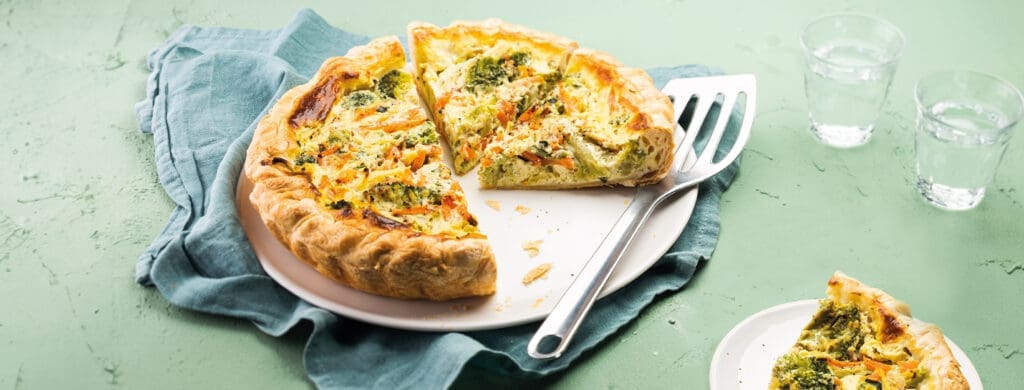 Elevate your menu with our delightful Vegetable Quiche with Boursin® Professional Cuisine Garlic & Fine Herbs.