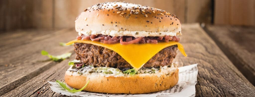 Burger de boeuf aux échalotes