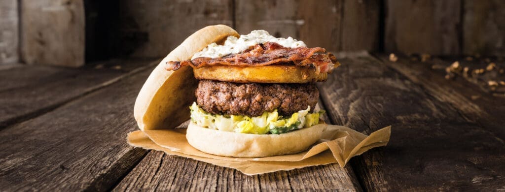 Petit-déjeuner burger