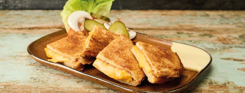 Cheeseburger grillé