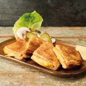 Cheeseburger grillé