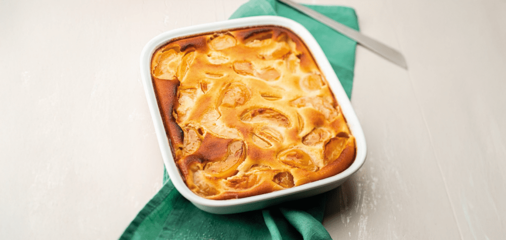 Clafoutis aux pêches