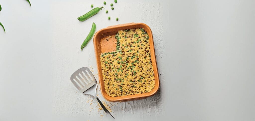 Compressé d'épinards et céréales