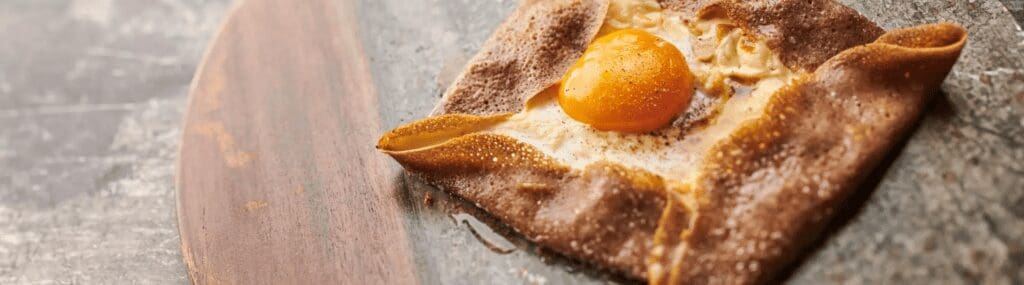 Galette de sarrasin avec Boursin