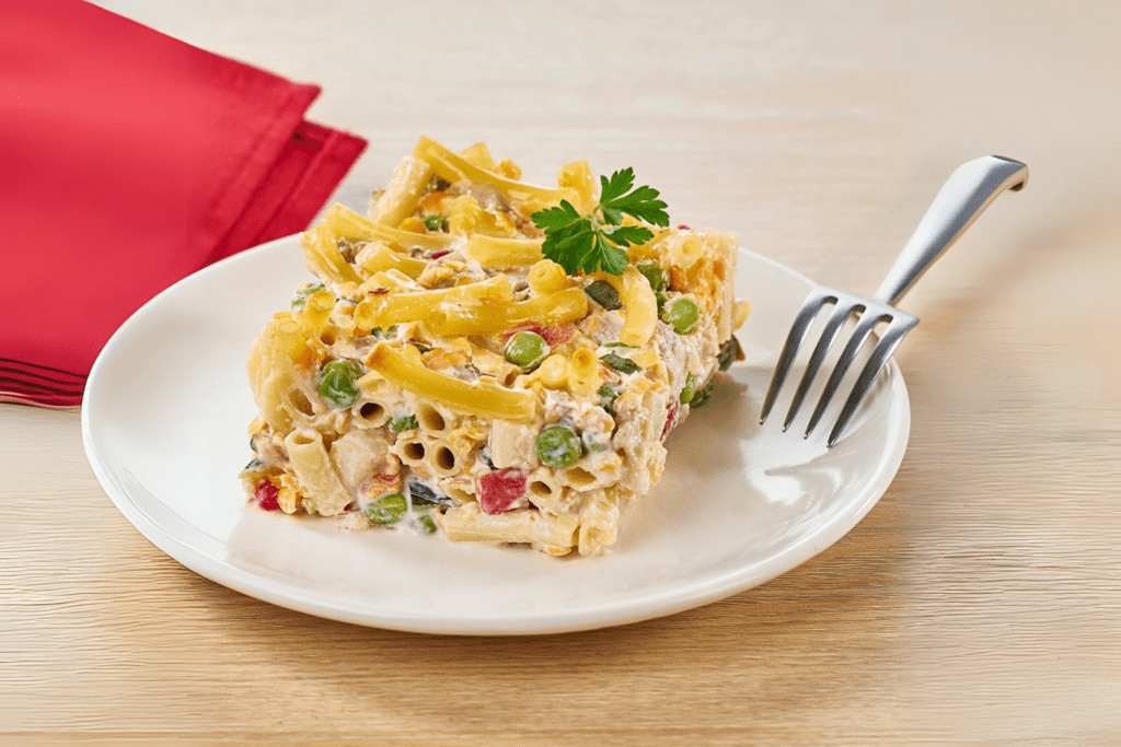 Macaronis végétariens aux lentilles