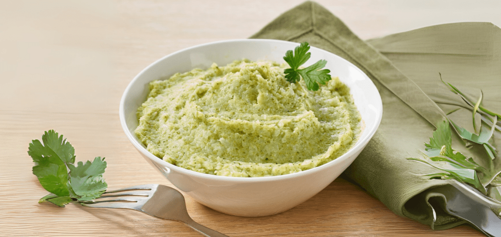 Purée de Brocolis et choux-fleur