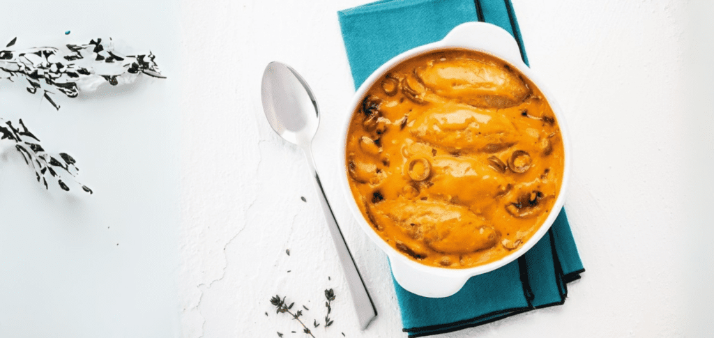 Quenelles de volaille sauce financière