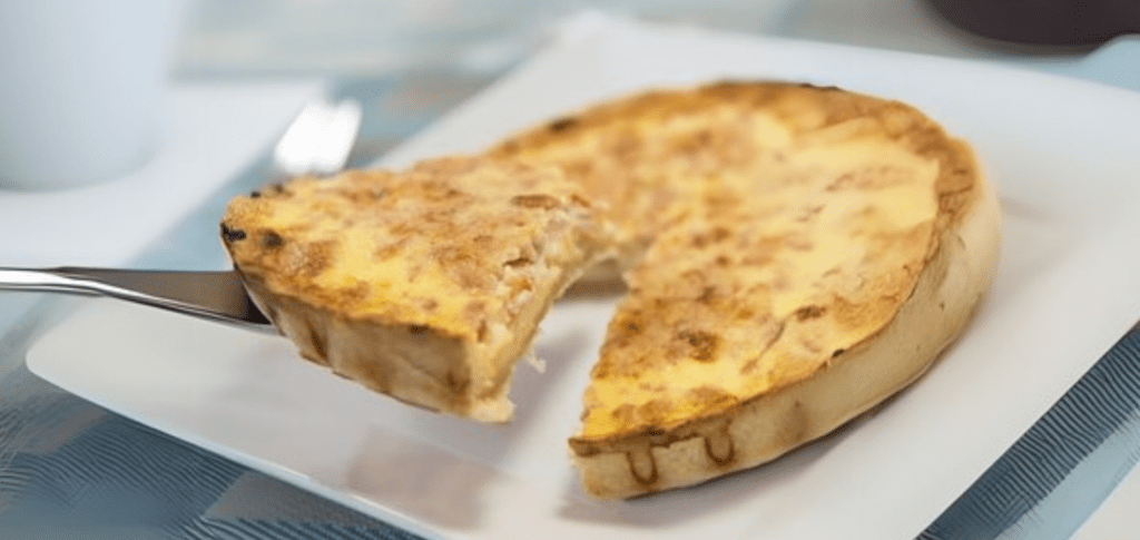 Quiche lorraine texture entière