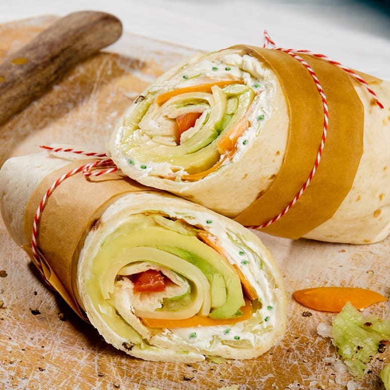 Wrap au saumon