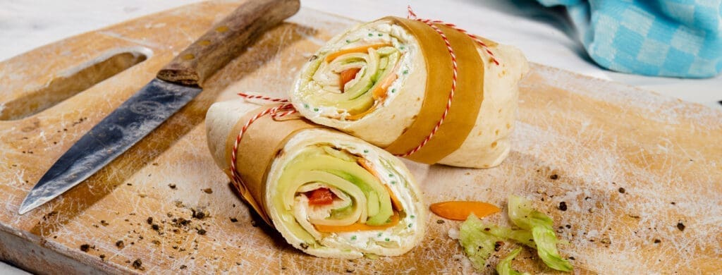 Wrap au saumon