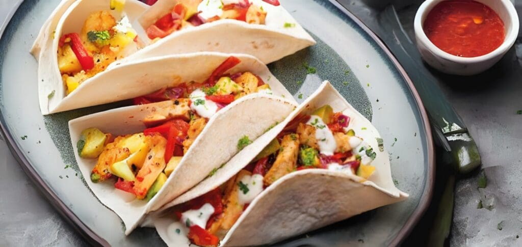 Tacos de poulet à la mexicaine