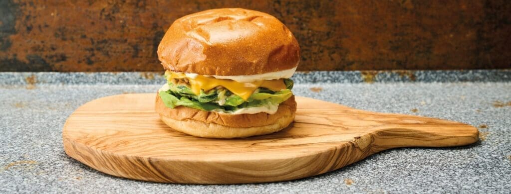 Burger végétarien à la courgette