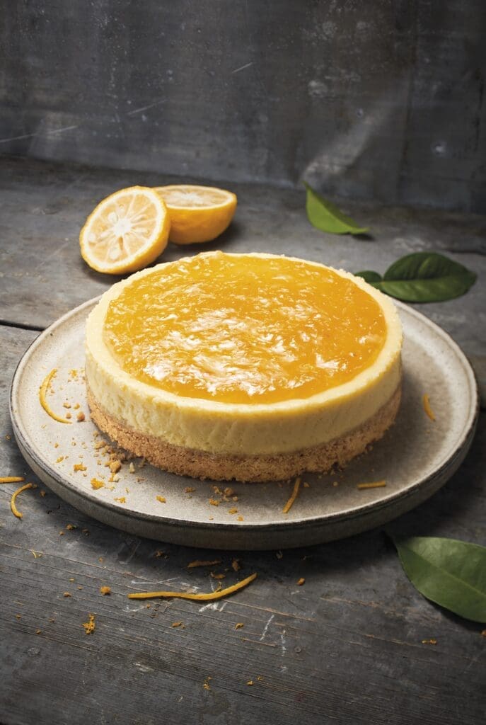 cheesecake kiri yuzu cake